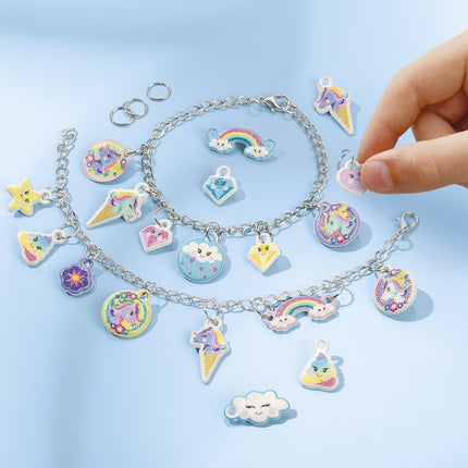 Set per creare braccialetti unicorno