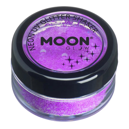 Moon Glow Neon UV Glitter Shakers Viola 5g