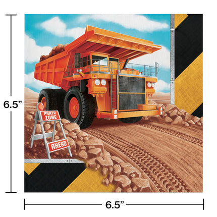 Tovaglioli da costruzione 33cm 16pz