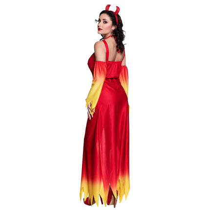 Costume da Diavolo di Halloween Rosso M