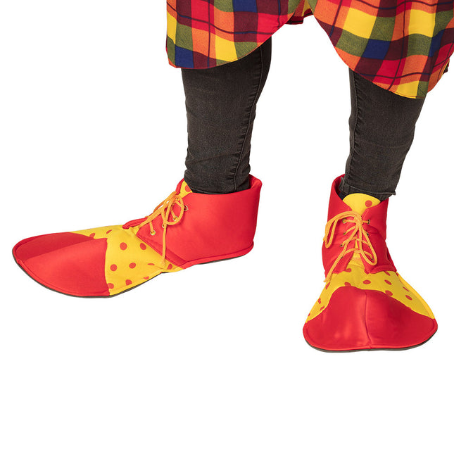 Scarpe Clown Tessuto 2 pezzi