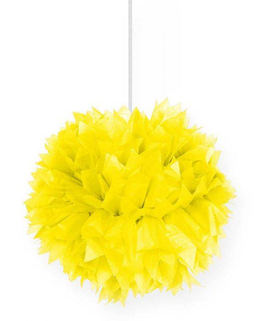 Pompon giallo 30 cm