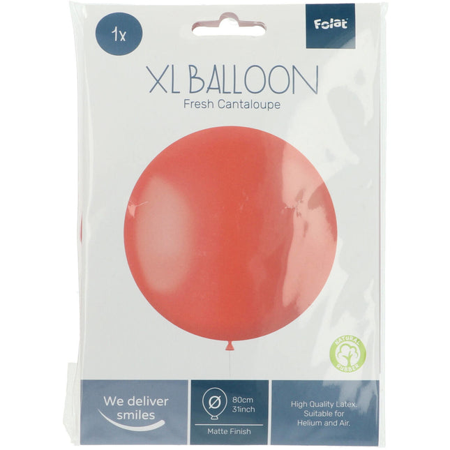 Palloncino arancione Fresh Cantaloupe 80 cm