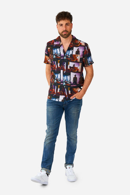 Camicia A Nightmare On Elmstreet a maniche corte da uomo OppoSuits