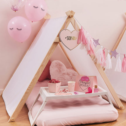 Tenda da letto per bambini bianca