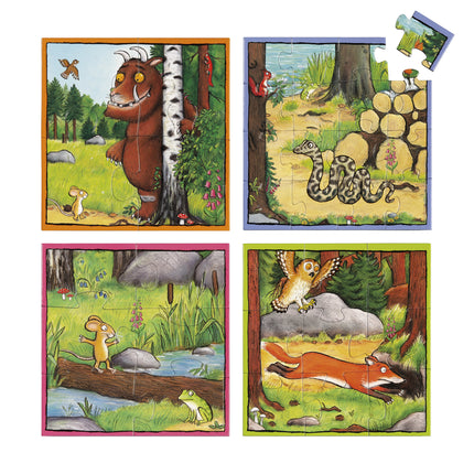 Puzzle 4 in 1 del Gruffalo