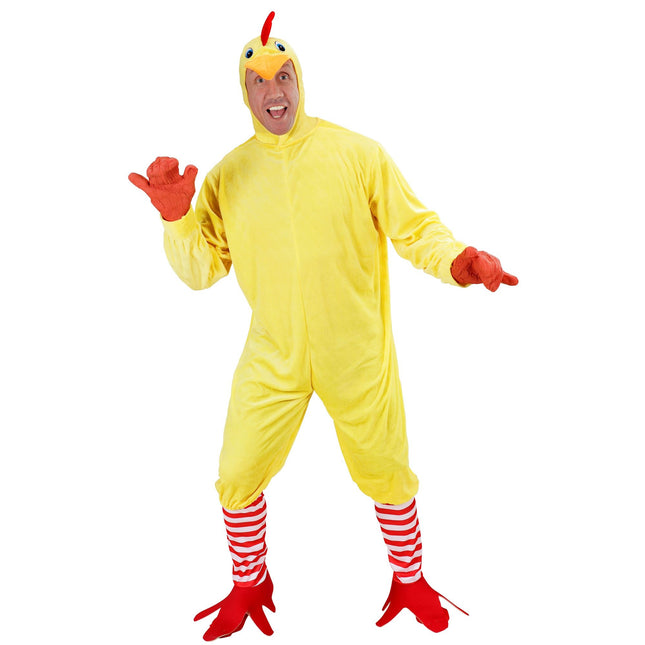 Costume da pollo giallo