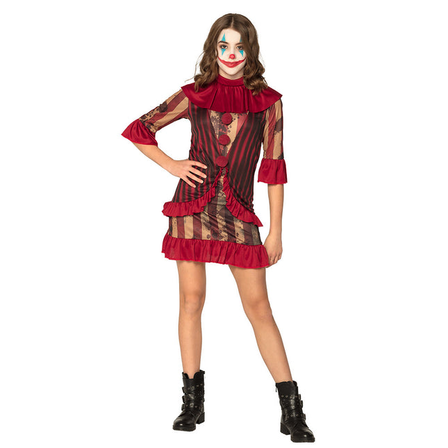 Costume da Clownette di Halloween 14/16 anni