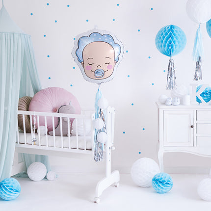 Palloncino a elio testa di bambino vuoto 45 cm