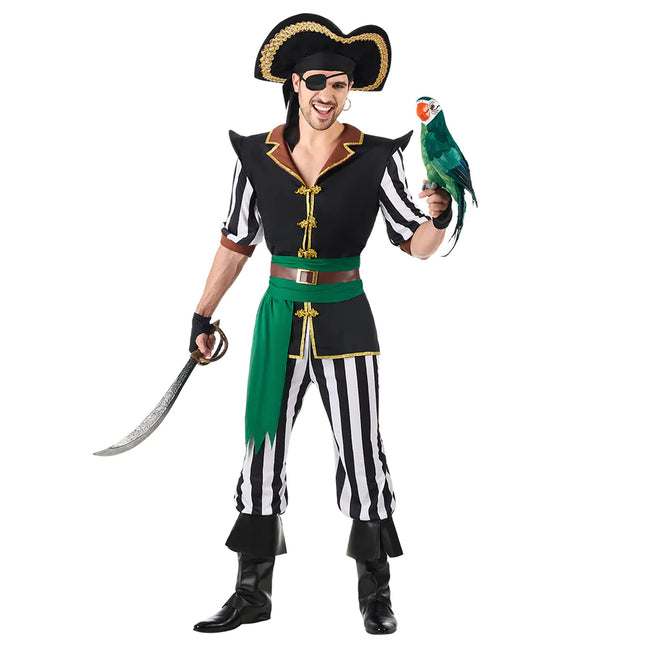 Piratesuit Nero Bianco Uomo