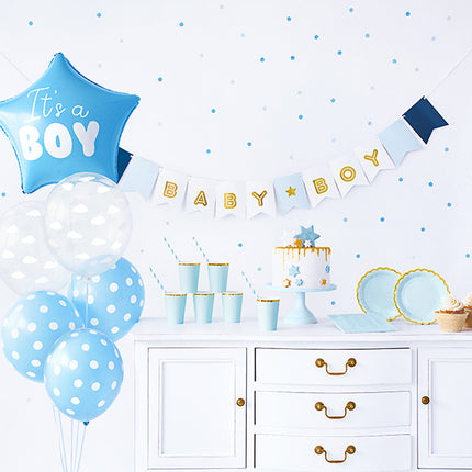 Kit di decorazione It's A Boy 49 pezzi