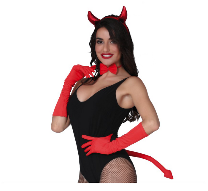 Set di accessori per Halloween Devil 3 pezzi