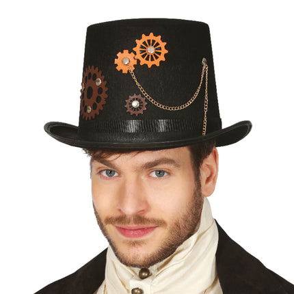 Cappello alto Steampunk