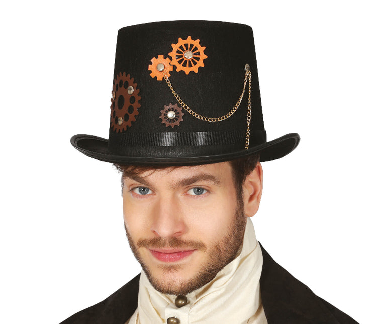 Cappello alto Steampunk