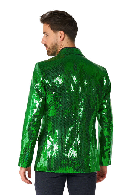 Paillet Blazer verde uomo Suitmeister