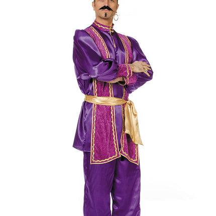 Costume da Sultano Uomo Viola