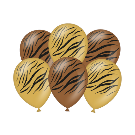 Palloncini Tigre 30cm 6pz