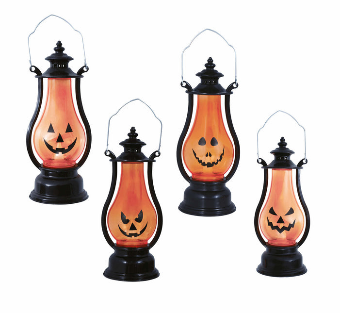 Decorazione da tavolo Halloween Lanterna Zucca 16cm