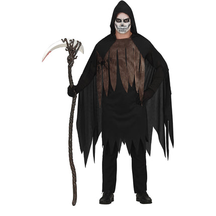 Costume da Killer Halloween Uomo Nero L