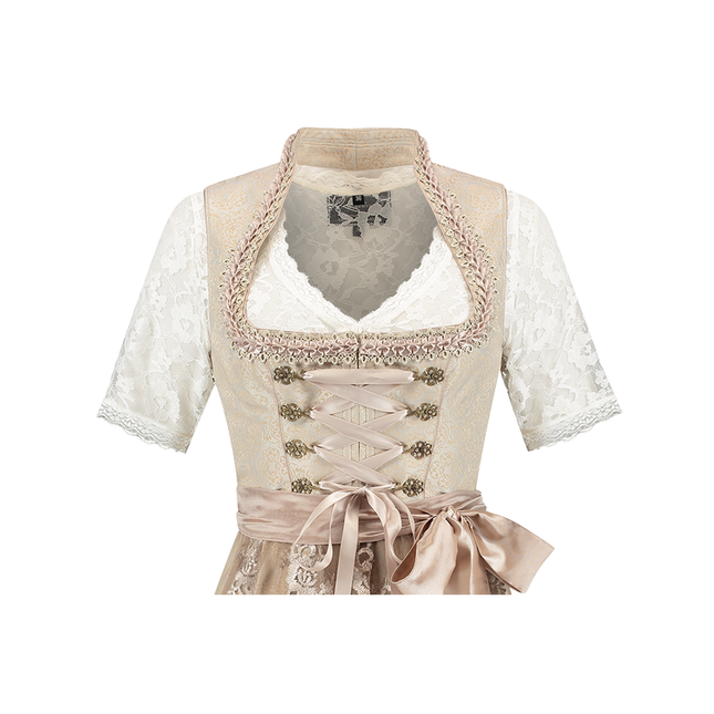 Dirndl jaquard, crema