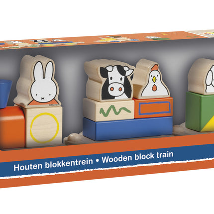 Treno a blocchi Miffy