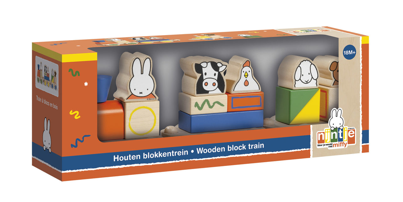 Treno a blocchi Miffy