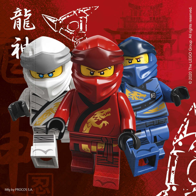 Tovaglioli Lego Ninjago 33 cm 20 pezzi