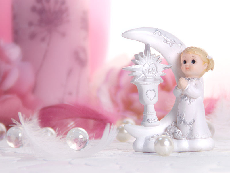 Cake topper Comunnie Girl 9cm