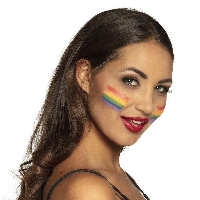 Pennarello per pittura facciale multicolore arcobaleno