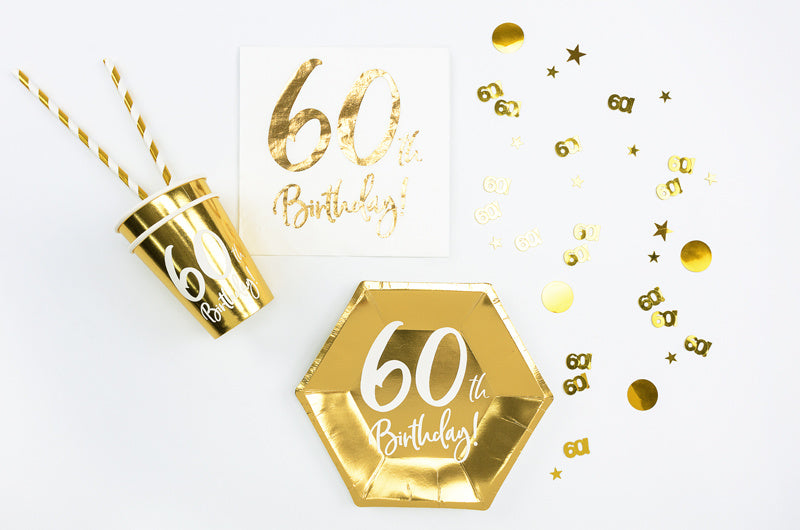 Coriandoli da tavolo 60 Years Gold