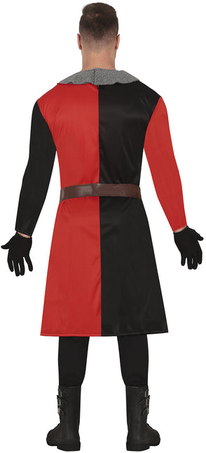 Costume da Cavaliere Blu Rosso Uomo