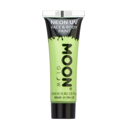 Moon Glow Pastel Neon UV Face Paint Verde pastello 12ml