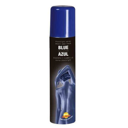 Spray per capelli e corpo UV Blue 75ml