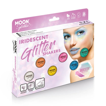 Moon Glitter Iridescent Glitter Shakers Bianco 5g