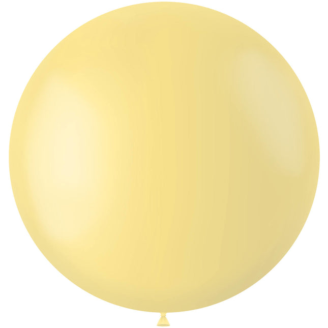 Palloncino giallo polvere 80cm