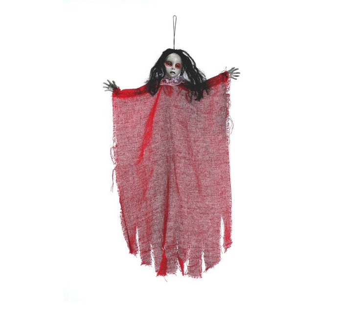Bambola di Halloween rossa 60 cm