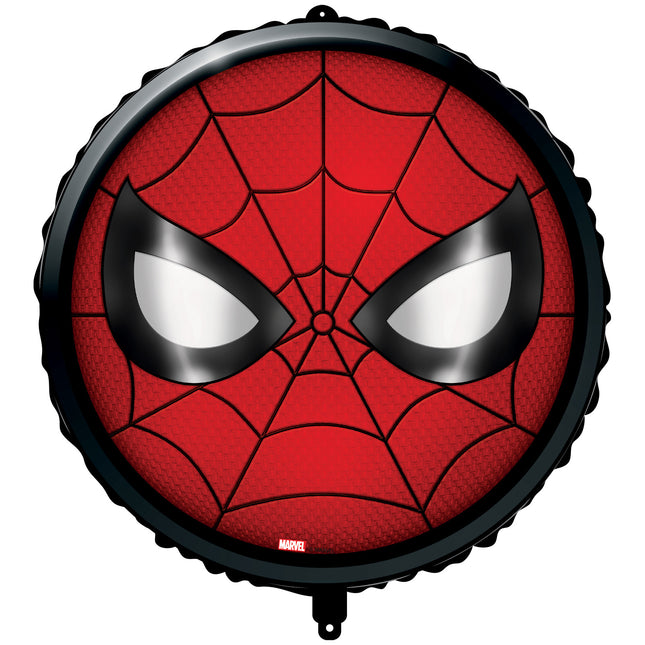 Palloncino ad elio Spiderman rotondo vuoto 46 cm