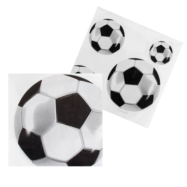 Tovaglioli di carta da calcio 33 cm