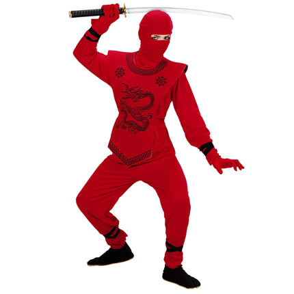 Costume da Ninja Bambino Rosso