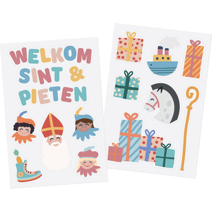 Adesivi per finestre Welcome Sint & Pieten