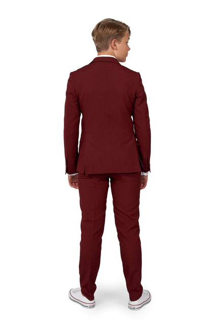 Tuta rosso bordeaux Ragazzo OppoSuits