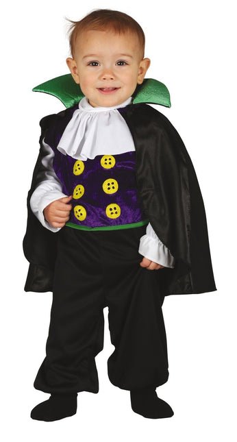 Costume da vampiro per Halloween da bambino nero