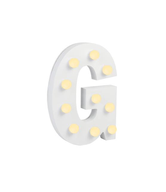 Lettera G Light 16,5 cm