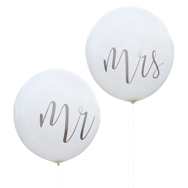 Palloncini Mr & Mrs 92cm 2pz