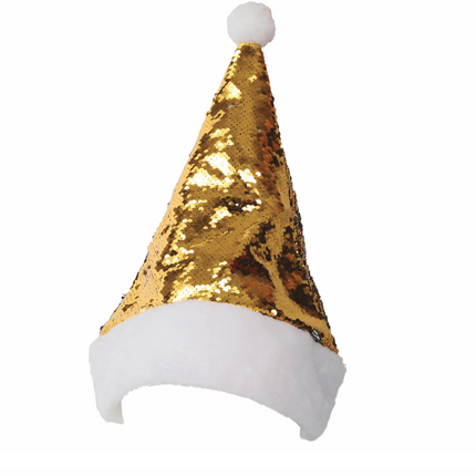 Cappello da Babbo Natale Oro