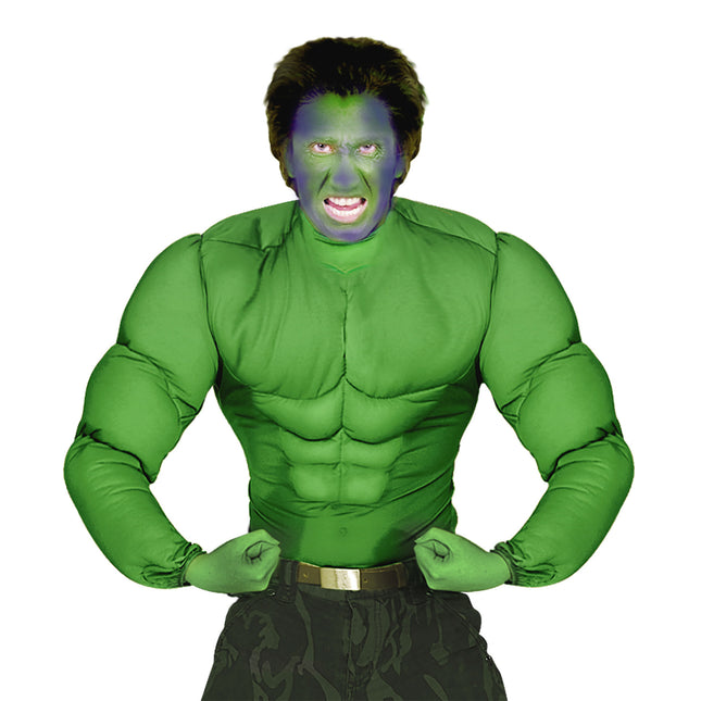 Costume Hulk Uomo Muscoloso