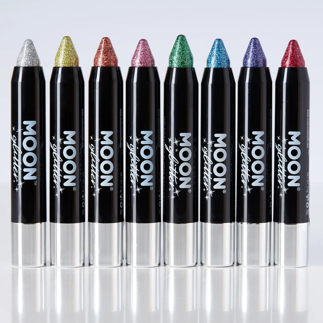 Moon Glitter Holographic Body Crayons Purple 3.2g