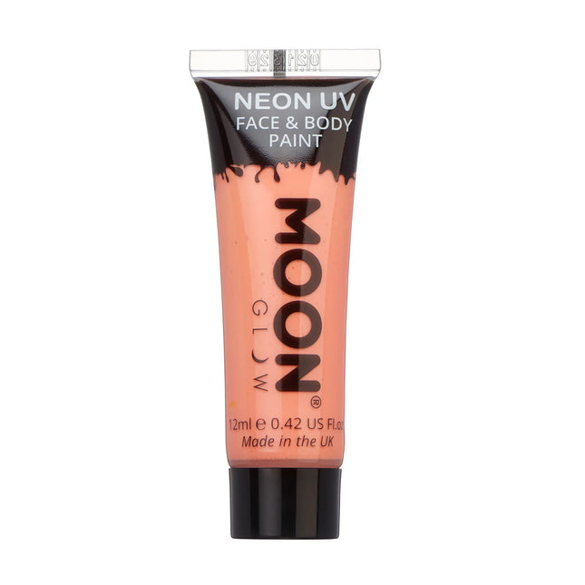 Moon Glow Pastel Neon UV Face Paint Pastello Corallo 12ml