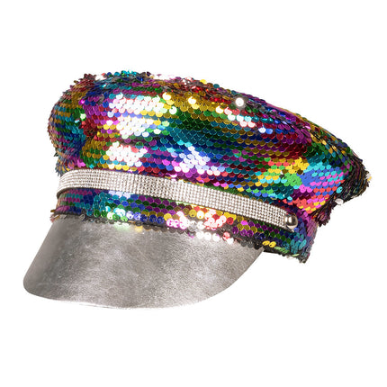 Cappello reversibile Rainbow Silver