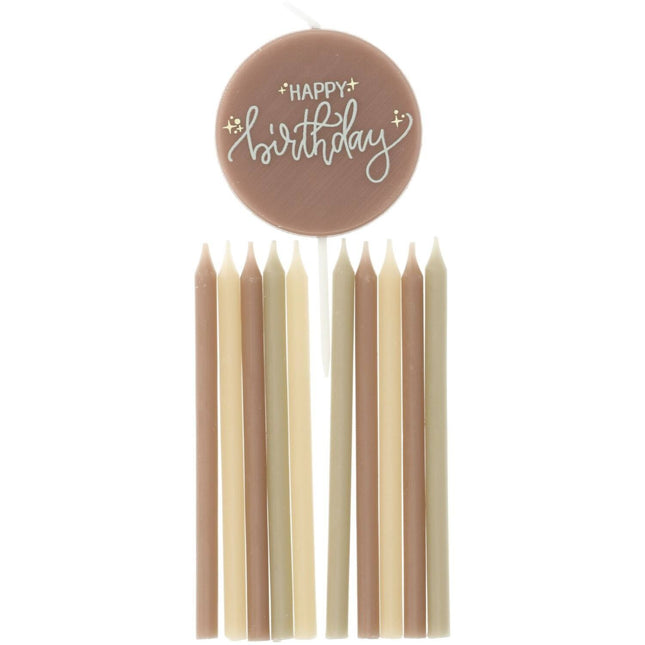 Candele di buon compleanno